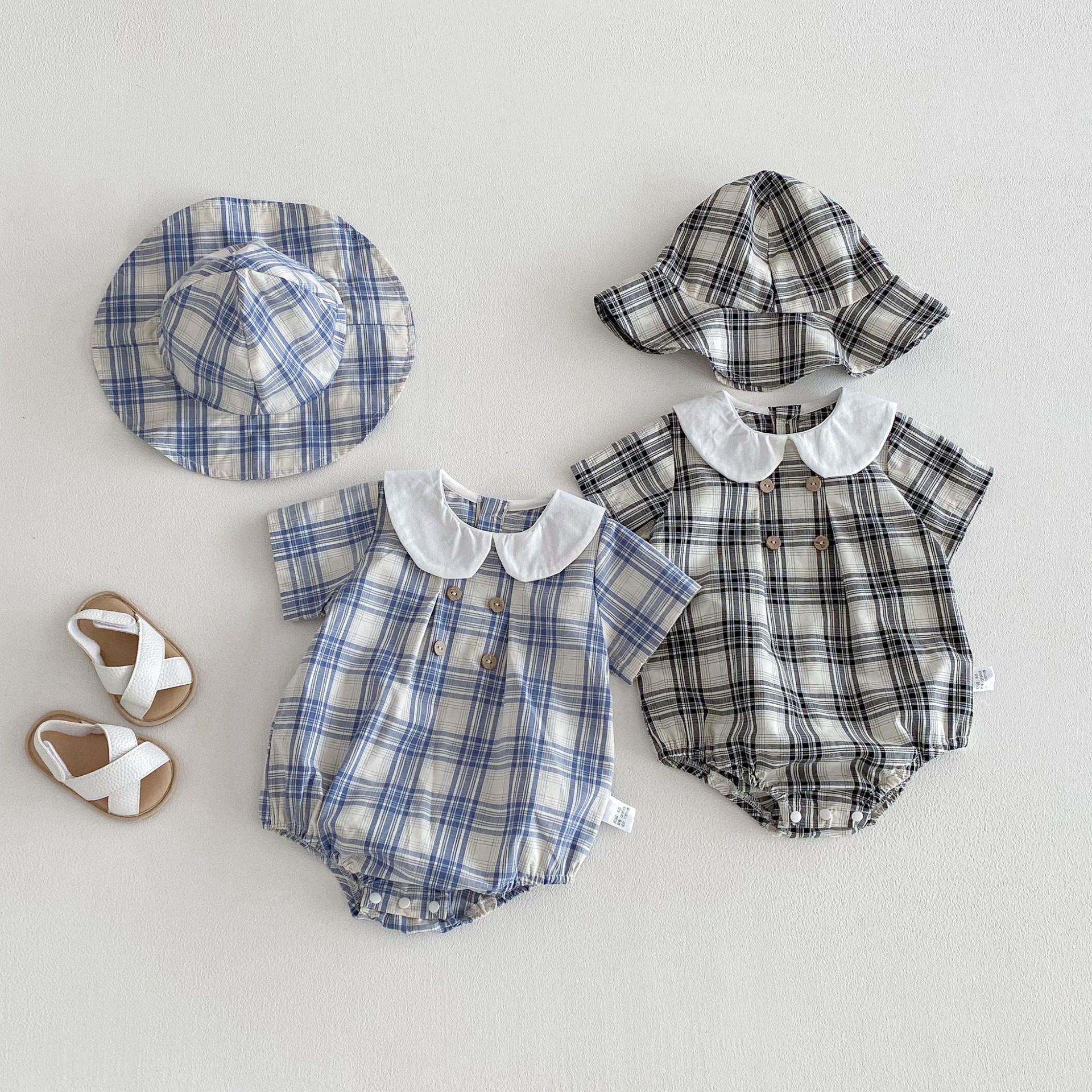 Summer Baby Hooded Romper