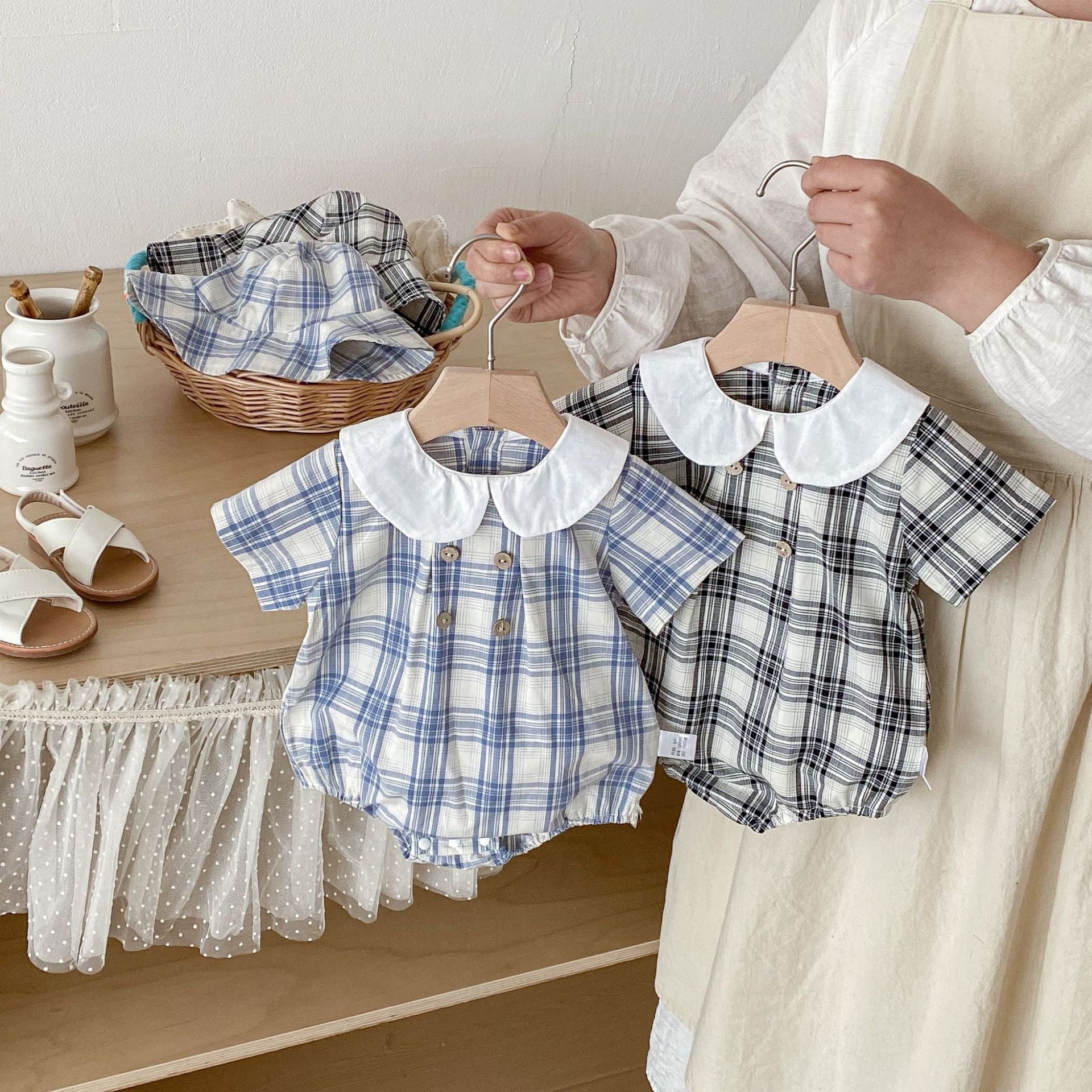 Summer Baby Hooded Romper