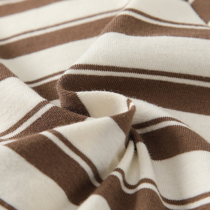 Boys Striped Two-piece Baby Outfit Set