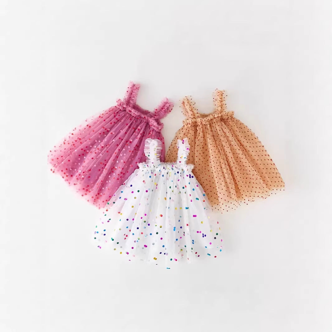 Lace Trimmed Tutu Dress