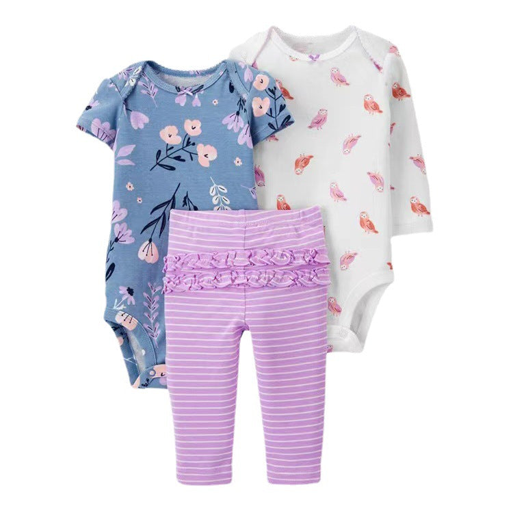Infant and Toddler Three-Piece Pajama Set
