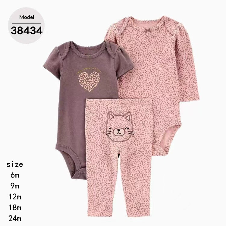 Infant and Toddler Three-Piece Pajama Set